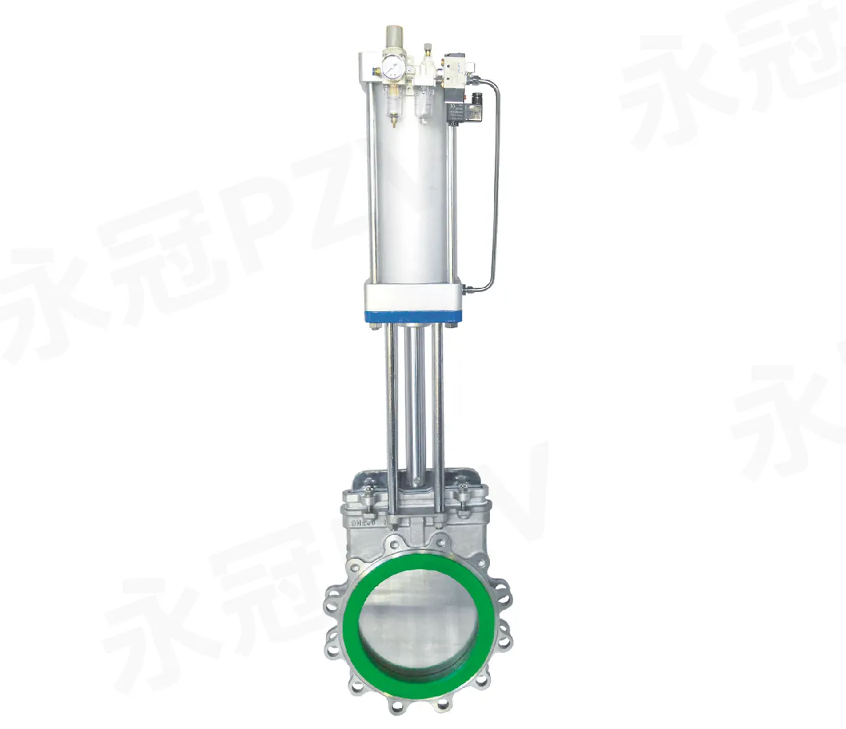 气动不锈钢聚氨酯刀闸阀PZ673PU