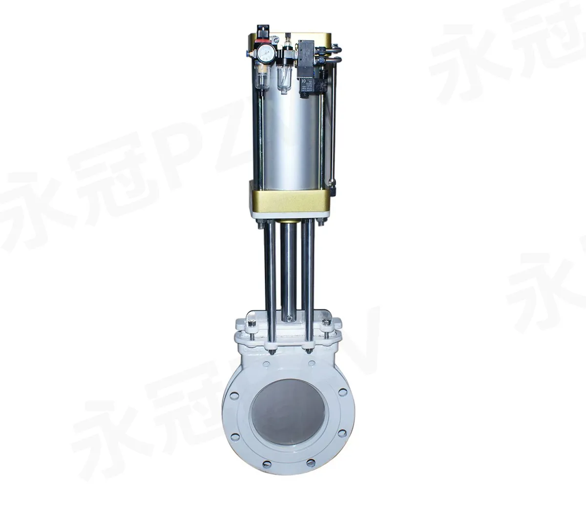 气动铸钢刀闸阀PZ643H