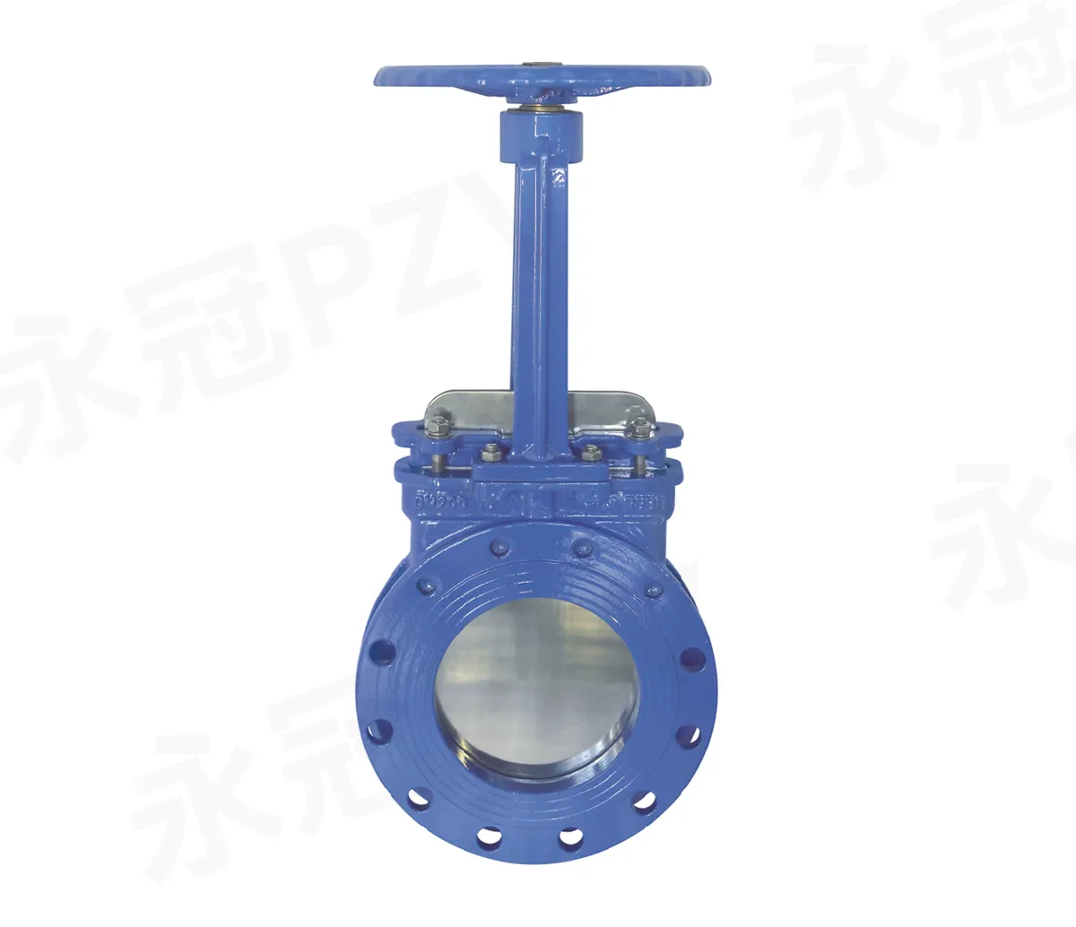 手动法兰刀闸阀PZ43H